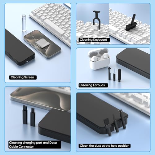 14.17'' Keyboard Wrist Rest with Cleaning Tool Kit & Storage Space