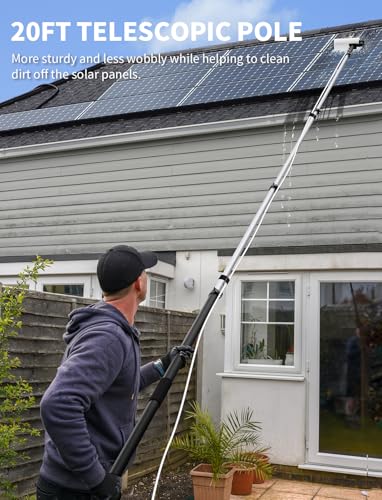 20FT Water-Fed Washing Kit with Soap-Dispenser