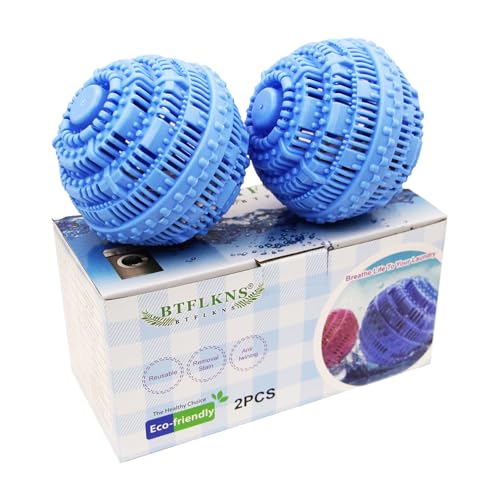 Premium Washing Ball, Laundry Balls Set, Benzo Blue, 2Pcs - color: 2Pack,Benzo Blue