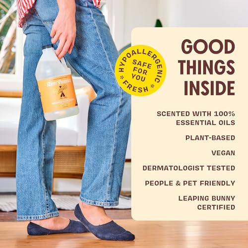 Aunt Fannie's Hardwood Floor Cleaner, Vinegar-Free, Lemon, 64 oz