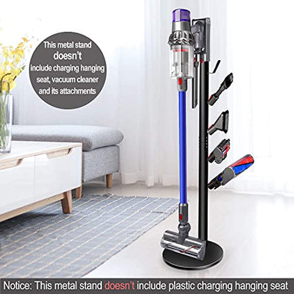 XIGOO Vacuum Stand for Dyson V15 Detect, V11 V10 V8 V7 V6 - color: Black, style: 5 Hooks