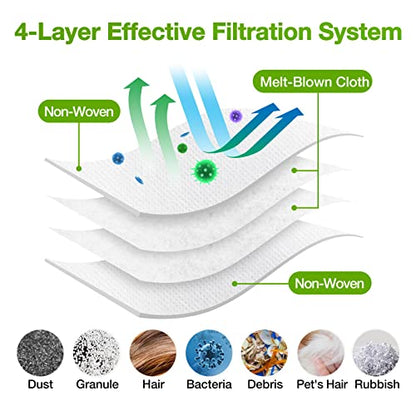 Rowhalf 8 Pack Vacuum Bags for iRobot Roomba i/j/s Series & 100-700 Combo - size: 8 Pack