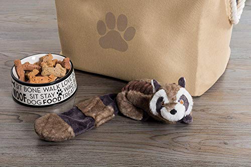 Bone Dry Pet Storage Collection Collapsible Bin, Medium Rectangle, Taupe - color: Taupe, size: Medium Rectangle