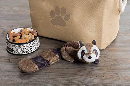 Bone Dry Pet Storage Collection Collapsible Bin, Medium Rectangle, Taupe - color: Taupe, size: Medium Rectangle