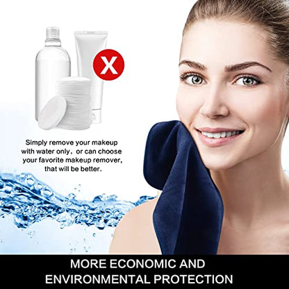 SINLAND Microfiber Facial Cloths Fast Drying Washcloth 12inch x 12inch (6pack, Navy Blue) - color: Navy Blue, size: 1 Count (Pack of 6)
