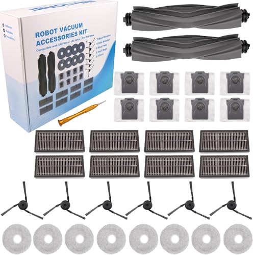 33PCS Accessories for Mova P10 Pro Ultra (Gen 2), Dreame L40 Ultra (Gen 2) - color: 33pcs Rubber Brush Kit
