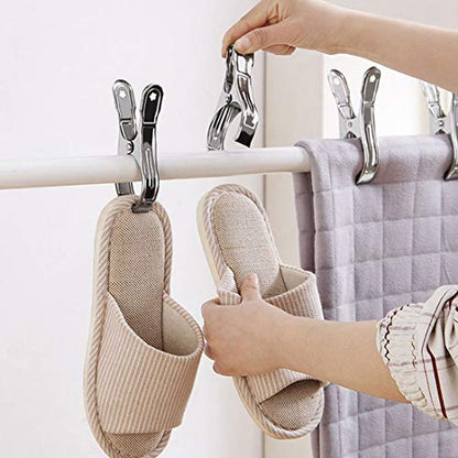 6 PCS 4.7" Stainless Steel Pins,Metal Bag Clips,Heavy Duty Pool Cover Clips - color: 4.7inch（6 Pack）, size: 4.7inch