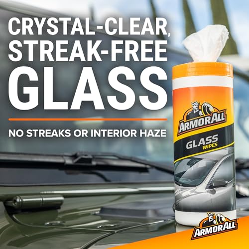 Armor All Protectant, Glass and Cleaning Wipes, Wipes for Car Interior and Car Exterior, 30 Count Each (Pack of 6) - size: 90 Count (Pack of 2)