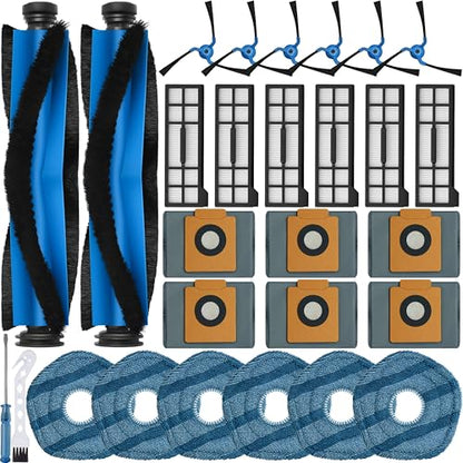 28 Pack X10 Pro Omni Accessories Kit,Semi-Annual Replacement Kits - color: 28Pcs Eufy X10 Pro Omni Parts