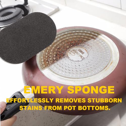 Magic Carborundum Sponge Pot Cleaner Scouring Pad Heavy Duty