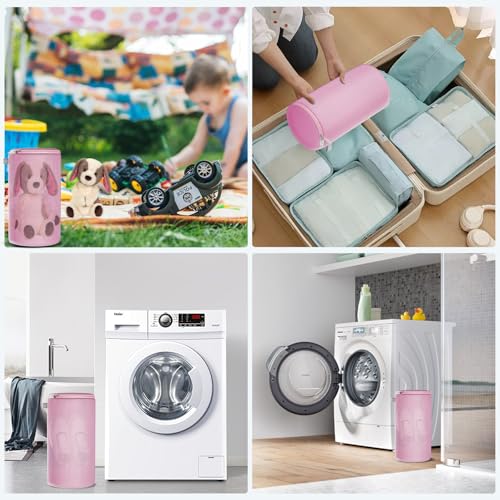 Shoe Washing Machine Bag, Large Laundry Bag for Sneaker, Pink, 8x15", 2Pcs - color: Pink, size: 2XL(8x8x15")