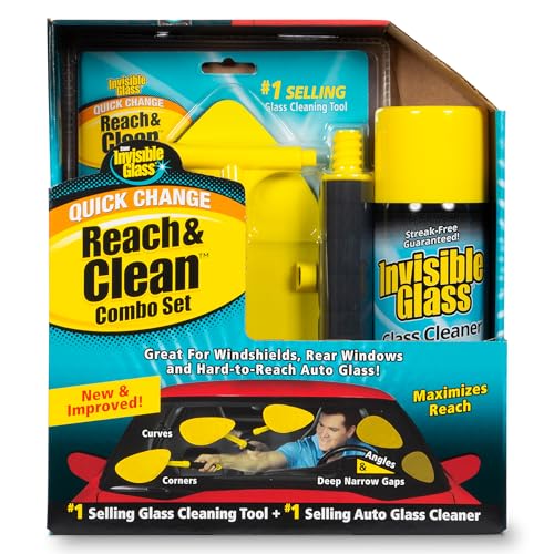 Invisible Glass Reach & Clean Windshield Cleaner Tool Kit, Aerosol, 99031 - size: 19 Ounce (Pack of 1), style: Aerosol