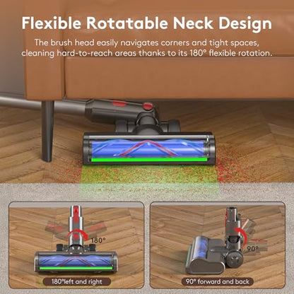 2 in 1 Replacement Vacuum Cleaner Heads for Dyson V7/V8/V10/V11/V15,Vacuum Attachments for Thin Carpets, Hardwood Floors & Tiles - color: B