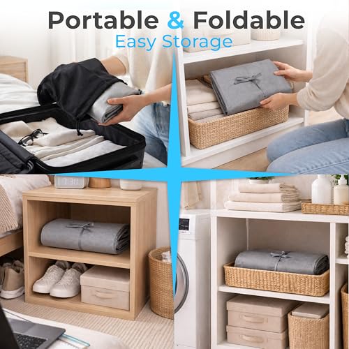 Handy Laundry Portable Ironing Mat - Easily Change Any Flat Surface into an Ironing Board. Features Silicone Slip Resistant Iron Rest to Safely Place Your Hot Iron. Easy to Take Along When Traveling. - style: Regular