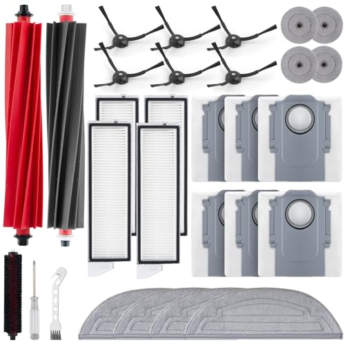 29 Pack Accessories Kit for Roborock S8 MaxV Ultra Robot Vacuum - style: S8 KIT 27