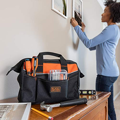 BLACK+DECKER Tool Bag, 16-inch (BDST500002APB)