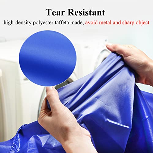 OTraki 28x45 inch Extra Large Laundry Bag 2 Pack Drawstring Laundry Hamper Bag Heavy Duty Dirty Clothes Bag Washable Organizer Storage for Camp Drying Do Not Exceed 176℉ Blue - size: 28x45 inch