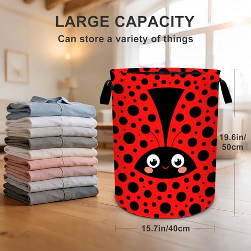 Insect Laundry Basket Waterproof Laundry Hamper Foldable Laundry Bag with Handles for Bedroom, Bathroom, Office, Clothes Storage - color: Insect