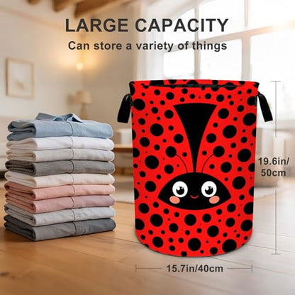 Insect Laundry Basket Waterproof Laundry Hamper Foldable Laundry Bag with Handles for Bedroom, Bathroom, Office, Clothes Storage - color: Insect