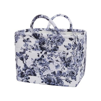 Boho Fabric Storage Basket, Large Capacity Laundry Basket, 12.2'' x 10.23'' x 10.23'' Collapsible Laundry Hamper with Easy Carry Handles (A Multi-Color 1, L) - color: A Multi-Color 1