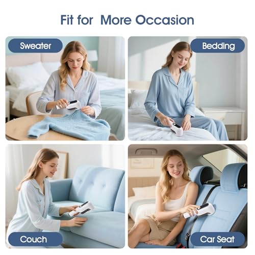 Electric Fabric Shaver Defuzzer - Rechargeable Lint Remover with LED Display, 2-Speed Sweater Pill Remover for Clothes Couch Blanket - size: Premium