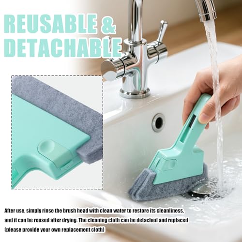 3PCS 4-in-1 Magic Window Track Cleaner Tool, Car Window Sill Cleaner Tool