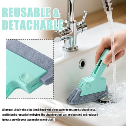 3PCS 4-in-1 Magic Window Track Cleaner Tool, Car Window Sill Cleaner Tool