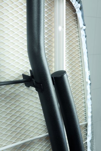 Brabantia Premium Ironing Board with Heat Resistant Parking Zone | X-Large (Size D) | Fairtrade Titan Oval | Tall & Wide, Adjustable Height (31-40"), Easy Fold, Anti-Collapse Lock, Non-Slip Feet - color: Titan Oval