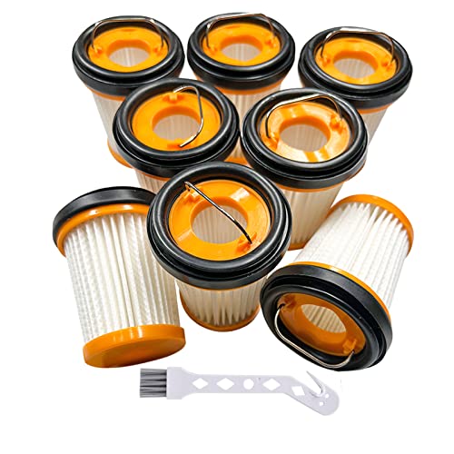 Wandvac Filter Replacement for Shark WV201 ION W1 XHFWV200 Handheld Vacuum - size: 8Pack