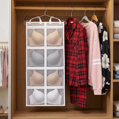 3-Pack Bra Laundry Bags for Washing Machine | Extra Large 39" x 16" | Holds 12 Bras (A-D Cups), 4-in-1 Wash, Dry, Store & Dust-Proof Mesh Bags for Delicates, Lingerie Care & Travel Accessories