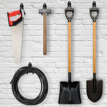 6 Pack Garage Hooks Heavy Duty - Supports 100 lbs - size: 6 Pack