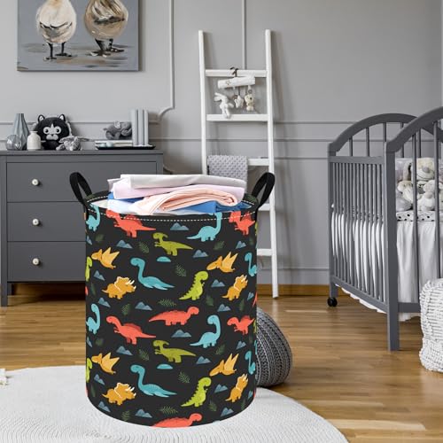 Boys Foldable Storage Basket 63L Kids Hamper with Waterproof Lining & Leather Handles Baby Organizer Bins for Boys' Bedroom, Laundry, Toys, and Gift - color: 25112803