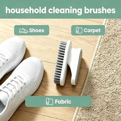 3‑Pack Scrub Brushes, Medium Stiff Bristle Cleaning Brush Set