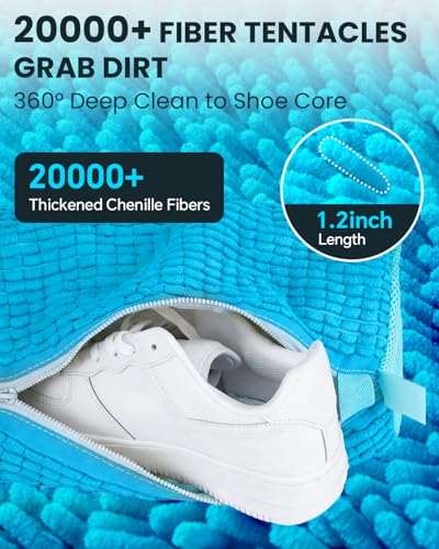 Shoe Washing Machine Bag: 2 Pack Reusable Shoes Cleaning Bags, Blue - color: Blue