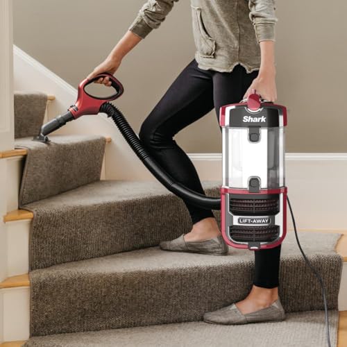 Shark ZU561 Navigator Lift-Away Speed Self Cleaning Brushroll Lightweight Upright Vacuum with HEPA Filter, Red Peony - style: Navigator Lift-Away w/Self-Clean Brush