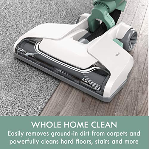 Kenmore DU3017 Pet Friendly Upright Vacuum Bagless 2-Motor Crossover Max Beltless Vacuum Cleaner with Lift-Away Design, Pet Handi-Mate, Triple HEPA, Height Adjustment, 3 Cleaning Tools - color: Light Green