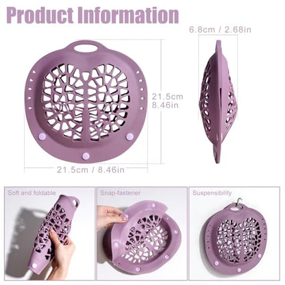 2 PCS Silicone Bra Washing Bag for Laundry, Washing Machine Bra Protector Underwear Holder Laundry Storage Bag Lingerie Wash Bag