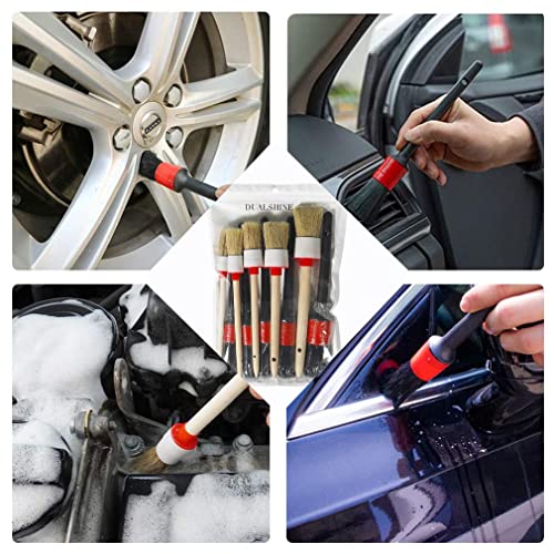 10PCS Car Auto Detailing Brushes Set Interior & Exterior Cleaner