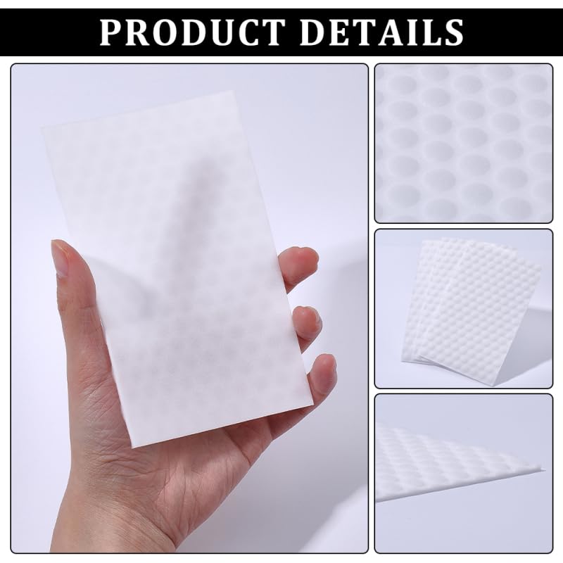 WADORN 50Pcs Magic Sponge Eraser Sheets, Convex Point Melamine Sheets Reusable Thin Nano Cleaner Pads Eraser Wipes All-Purpose Melamine Sponge Eraser for Kitchen Shoe Furniture Bathroom Shower Sink