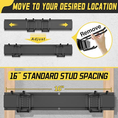 klasit Garage Wall Organizer,21Pack Carries 1200 lbs,Garden Tool Organizer - size: 99"21Pack