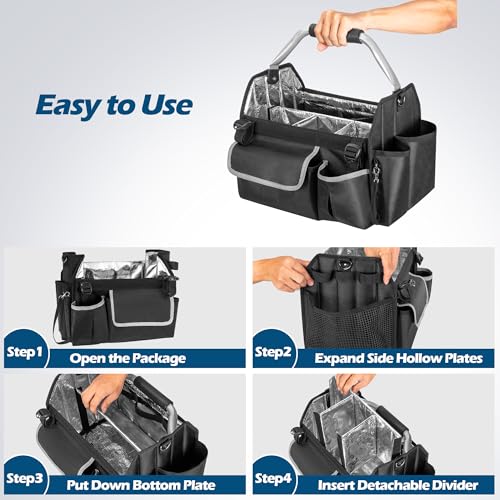 HODRANT Wearable Detailing Caddy with Handle & Shoulder Strap