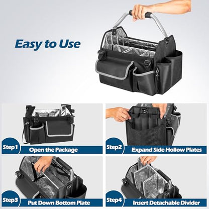 HODRANT Wearable Detailing Caddy with Handle & Shoulder Strap