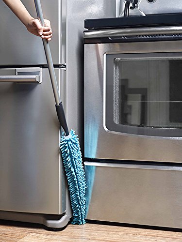 Fuller Brush Bendable Microfiber Extending Duster - Bending Micro Fiber Dust Cleaner w/Long Handle for Home Cleaning & Dusting - Flexible Head for Web Free TV, Ceiling & Furniture - style: Fuller Bendable Extending Duster