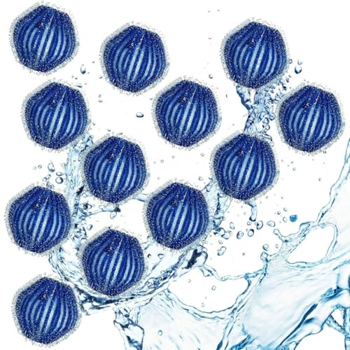 Pet Hair Remover for Laundry, 12Pcs Reusable Lint Remover Balls for Dog Cat Fur, Effectively Removes Pet Hair from Bedding and Clothes