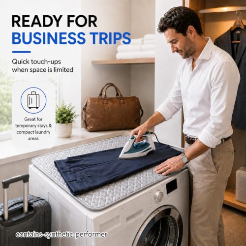 Sukh Magnetic Ironing Mat - Foldable Double Sided Portable Ironing Pad - size: 1Pcs Magnetic Ironing Mat