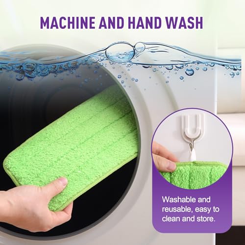 Reusable Mop Pads Refills for Swiffer WetJet, 8 Pack