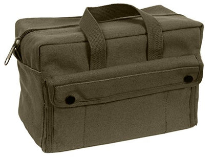 Rothco GI Style Mechanics Tool Bag, Heavy-Duty Canvas Tool Storage - color: Olive Drab