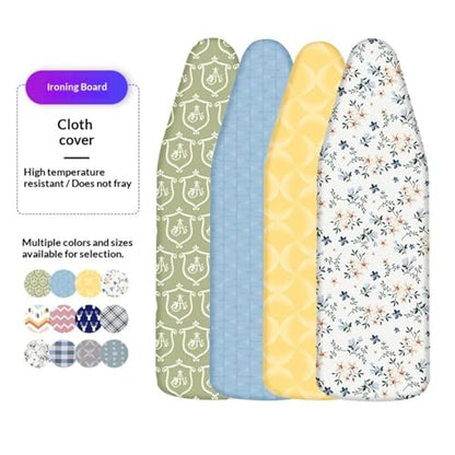 Durable Ironing Board Cloth New Heavy Heat Resistant Thickened Ironing Board Cover Pad Universal Laundry Supplies Printed Padded - color: Green