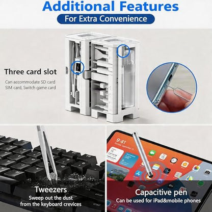 32 in 1 Mini Cell Phone Cleaning Kit, Multi-Device Cleaner