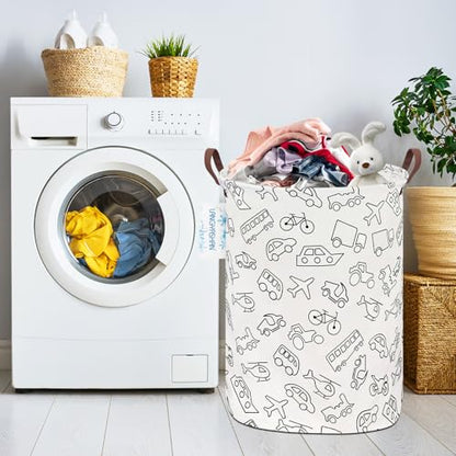 Laundry Hamper Fabric Organizer Collapsible Basket Vehicle - color: Vehicle